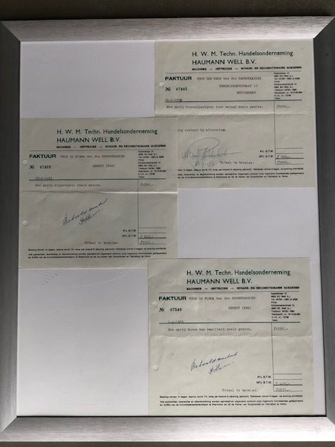 Inkoop eerste slijpschijven